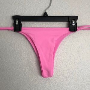 Bubblegum pink bikini bottoms